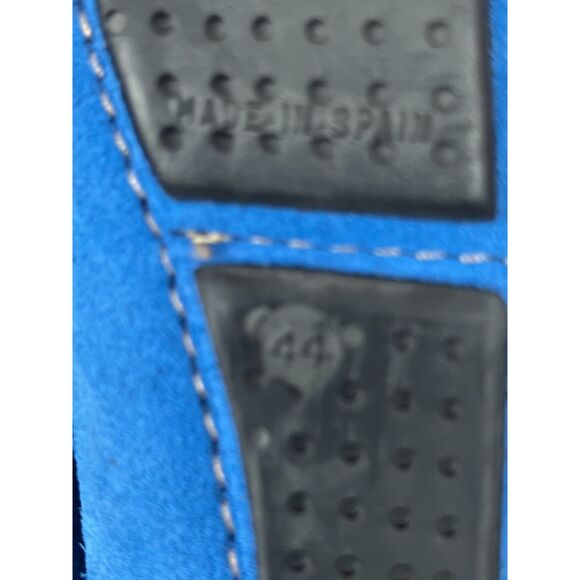 Eredi Pisano Blue Suede Driving Loafer Slip On Shoes   Mens Size EU44 US 11 - Picture 6 of 9